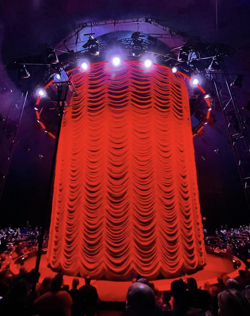 Big Apple Circus Austrian Curtain